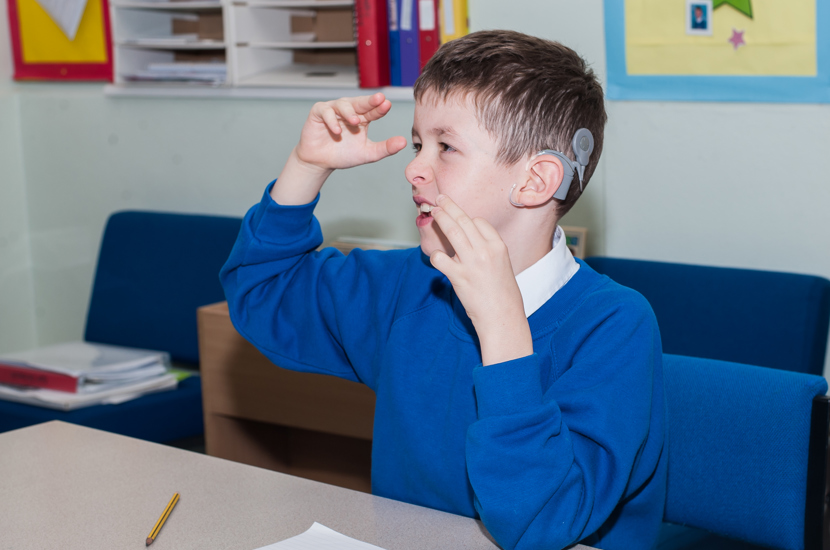 Doncaster School for the Deaf pupil 