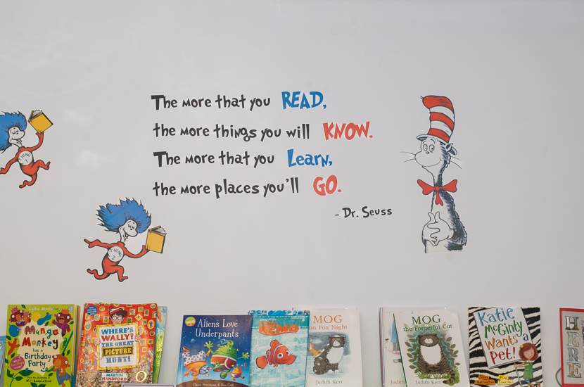Doncaster School for the Deaf reading area
