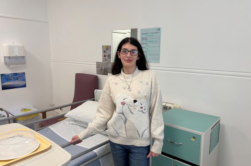 Annalise Walsh, who is one of 17 people who has worked with Aspire to Be and been offered a job with Doncaster Bassetlaw NHS Foundation Trust.